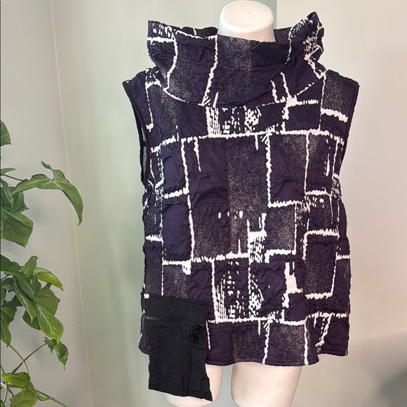 Kozan Asian Lagenlook Wire Collar Top large - Picture 1 of 9